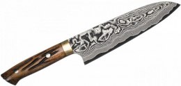 Nóż Santoku 18 cm Takeshi Saji kuty ręcznie