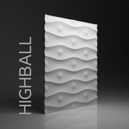Panel gipsowy dekoracyjny ścienny 3D highball