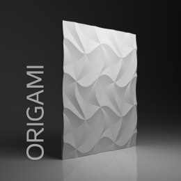 Panel gipsowy dekoracyjny ścienny 3D origami