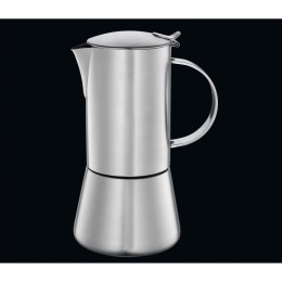 Kawiarka stalowa, śred. 10,5x20,5 cm, 6 filiżanek, satynowa