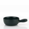 Rondel do fondue serowego, śred. 22,5 x 10 cm, czarny