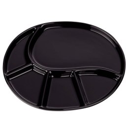 Talerz do fondue, 28,5x22 cm, czarny