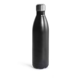Butelka stalowa termiczna, czarna 0,75 l Sagaform