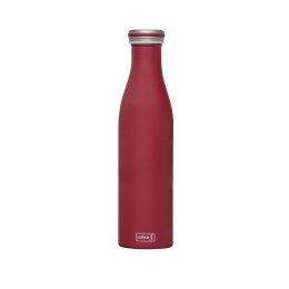 Butelka termiczna, stalowa, 0,75 l, burgund matowy