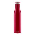 Butelka termiczna, stalowa, 0,75 l, burgund matowy