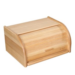 Chlebak z deską do krojenia, drewno bukowe, 40 x 30 x 20 cm