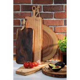 Deska do serwowania, plaster drewna akacji, śred. 32 cm
