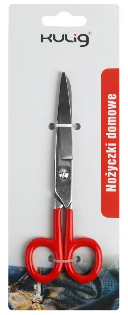 Nożyczki domowe czerwone 15cm 3006 6" Kulig