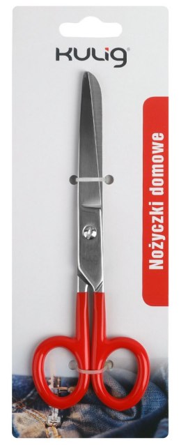 Nożyczki domowe czerwone 18cm 3007 7" Kulig