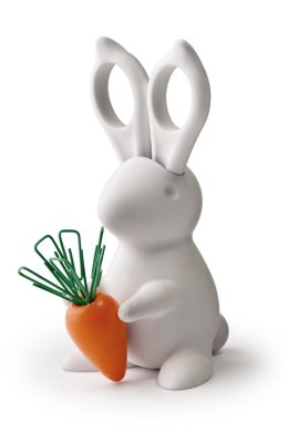 Przybornik biurowy królik Bunny biały 10115-WH Qualy