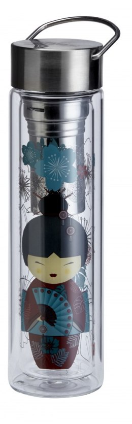 Butelka z podwójną ścianką i zaparzaczem FlowTea 350-400ml Little Geisha Re 50001 Eigenart