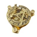 Kompas z Zegarem Słonecznym w pudełku drewnianym - NC1501