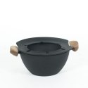 Żeliwny zestaw do fondue, dla 6 os., 1,0 l, śred. 26,5 x 21,5 cm