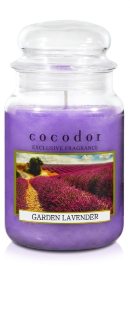 Świeca duża 550 g Garden Lavender PCA30433 Cocodor