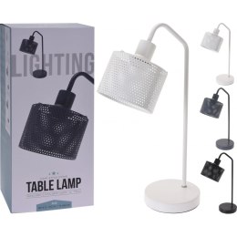 Lampka metalowa na biurko 46 cm biała