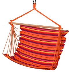 Hamak fotel brazylijski 100x100cm pomarańczowy