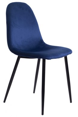 Krzesło obite GIULIA VELVET BLUE