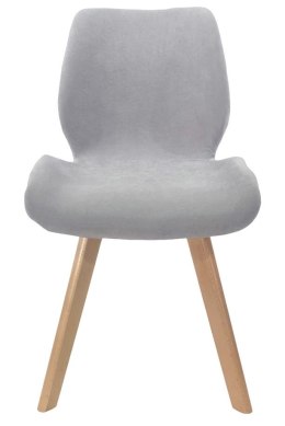 Krzesło tapicerowane Sophia Szary Materiał