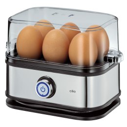 Urządzenie do gotowania jajek, na 6 jajek, stal nierdzewna/tworzywo sztuczne, 17 x 12 x 14,5 cm Cilio