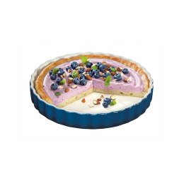 Forma do tarty, ceramika, śred. 28 cm, niebieska Küchenprofi