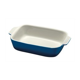Naczynie żaroodporne, ceramika, 30 x 19 x 6,5 cm, niebieskie Küchenprofi