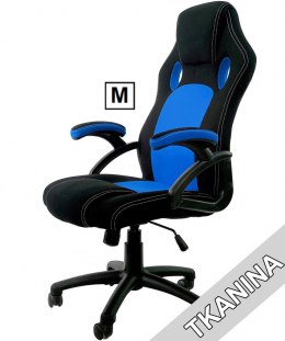 Ergonomiczne krzesło biurowe CARRERA M niebieski