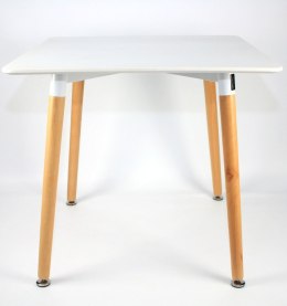 Stół kwadratowy GENUA WHITE 800 Elegancja i styl