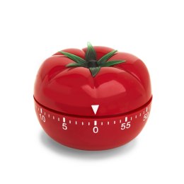 Minutnik mechaniczny, do 59 minut, śred. 6,5 x 4,5 cm, pomidor ADE