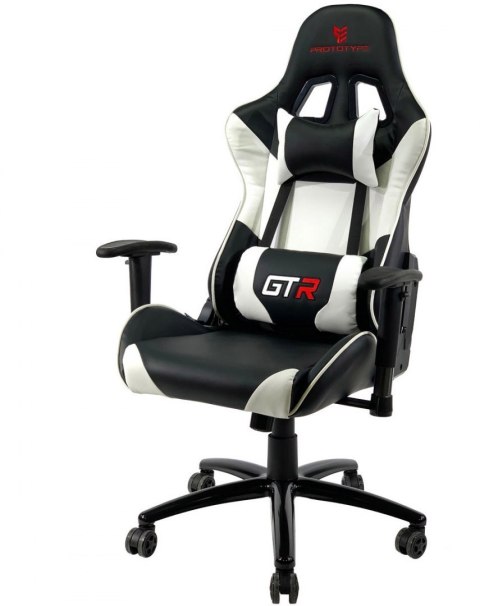 Fotel Gamingowy GTR White PRO-XL
