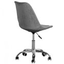 Krzesło obrotowe MONZA OFFICE Velvet Grey