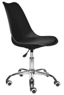 Krzesło obrotowe Elegante Office czarne PU