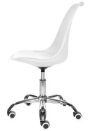 Krzesło obrotowe Monza Office Białe PU