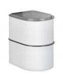 Pojemnik stalowy 1,0l LOFT biały matowy