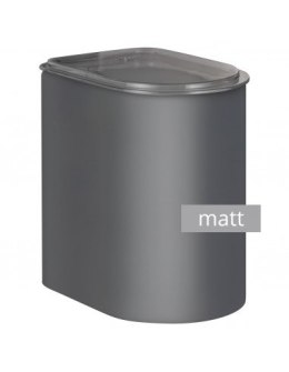 Pojemnik metalowy Loft o pojemności 2,2l - grafitowy Matt