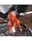 Uchwyt grillowy z pojemnikiem do kurczaka - Roesle