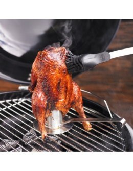 Uchwyt do grillowania kurczaka z pojemnikiem BBQ - Roesle Roesle