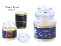 Świeczka zapachowa, american mały - V. van Gogh, Taraz Kawiarni w Nocy, Amber (CARMANI)