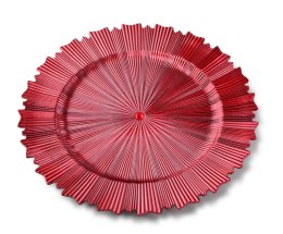 Podtalerz dekoracyjny Czerwona elegancja 33xh2cm