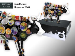 CowParade Houston 2001, The Moo Potter, autor: Meredith McCord.