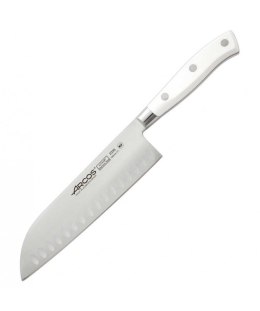 Profesjonalny Nóż Santoku Riviera White