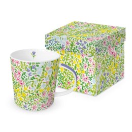 Elegancki Kubek Porcelanowy z Wiosennymi Kwiatami 350 ml