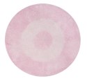 Dywan bawełniany Tie-Dye Pink Ø150 cm Lorena Canals