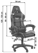 Fotel gamingowy ergonomiczny HERO SNAKE