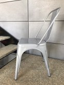 Krzesło metalowe Corsica Light Grey