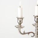 Świecznik aluminiowy 26 cm - kolor srebrny