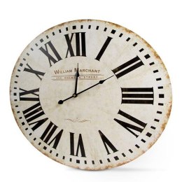 Zegar ścienny retro 60 cm MDF karmelowy