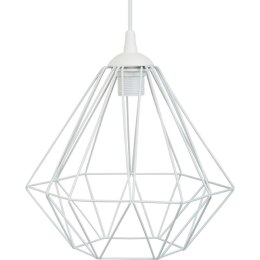 Lampa geometryczna biała - nowoczesny design (25 cm)