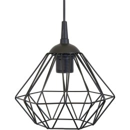 Lampa Geometryczna Diamond Czarna - Metal, Nowoczesny Design