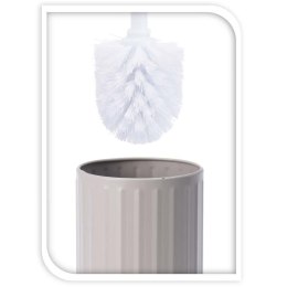 Elegancka metalowa szczotka toaletowa biała