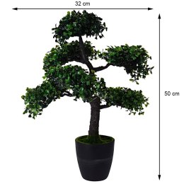 Sztuczne Bonsai 50cm - Dekoracyjne Drzewo w Doniczce